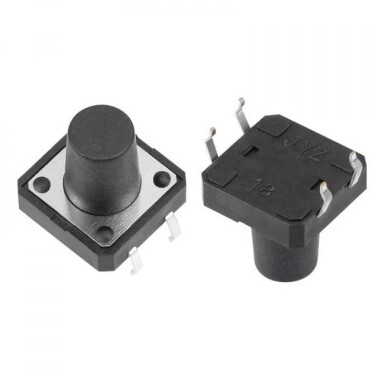 12x12x12mm Tactile Push Button Switch Round - 3