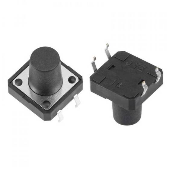12x12x12mm Tactile Push Button Switch Round - 3