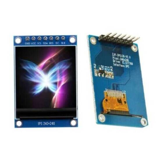 1.3 inch 240x240 RGB TFT IPS LCD Module 7 Pin ST7789 Chip - 6