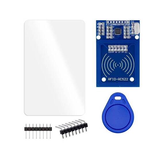 13.56Mhz MFRC-522 RC522 RFID + S50 Card + Keychain (Original Chip) - 3