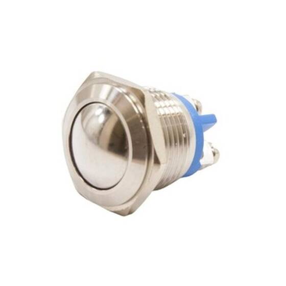 16H-Q1 16mm Domed Spring Metal Button - 1