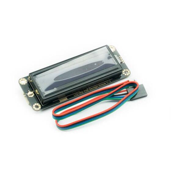 16x2 RGB Character LCD Display - Black Background - 1