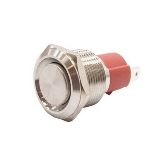 19D-P1 19mm Flat Spring Metal Button - 1