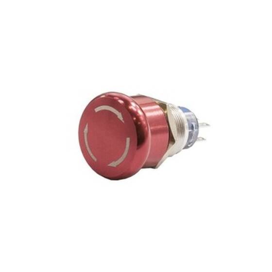 19mm Metal Emergency Stop Button AGQ19-22TS-A - 1