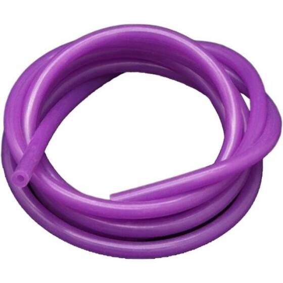 1Meter Purple Silicone Tube Flexible Rubber Hose Drink Water Pipe Food Grade Connector ID 6mm X 8mm OD - 1