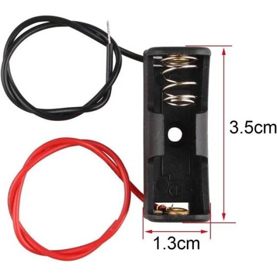 1x A23L 23A 12V Battery Holder Box With Cable Without Cover - 5