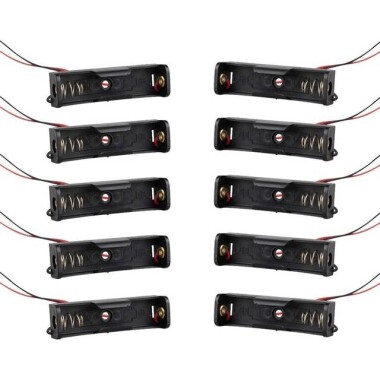 1x AA Battery Holder Box With Pin Without Cover - 1