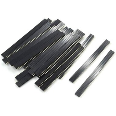 1x40 Pin Female Header 2.54mm - 1