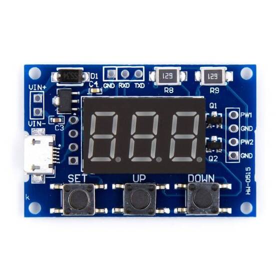 2 Channel PWM Pulse Frequency Adjustable Duty Cycle Square Wave Rectangular Wave Signal Generator Module - 5