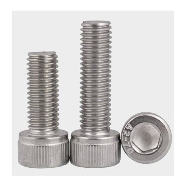 201 Stainless Steel Cylindrical Hexagon Socket Head Screw M2.5 4mm - 1