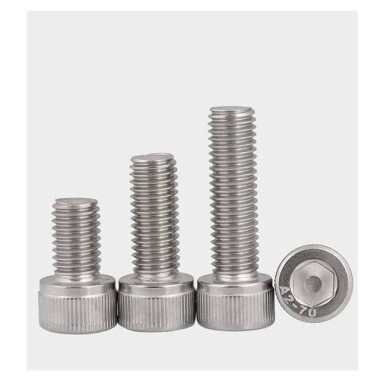 201 Stainless Steel Cylindrical Hexagon Socket Head Screw M2.5 6mm - 4