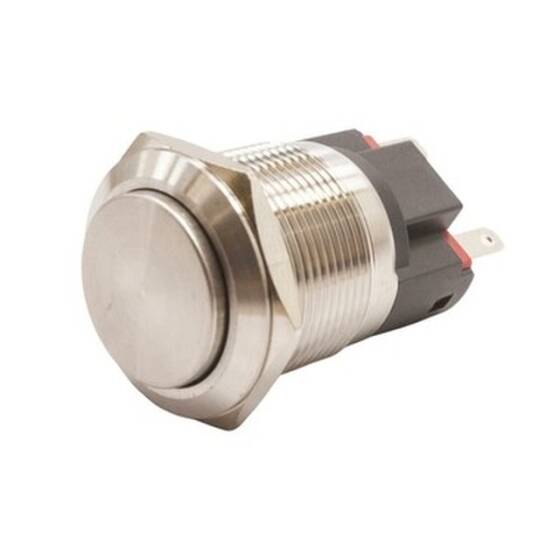22E-G1 22mm Protruding Spring Metal Button - 1