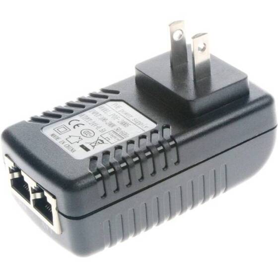 24V 0.5A 100M PoE Injector US Plug - 1