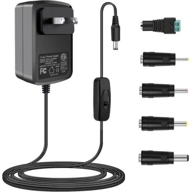 24W 12V 2A Dedicated Power Supply For Cabinet Lights With Wire - 1