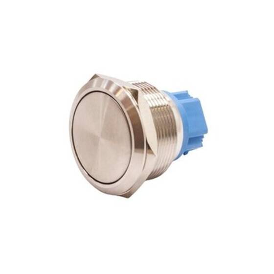 25B-P1 25mm Flat Spring Metal Button - 1