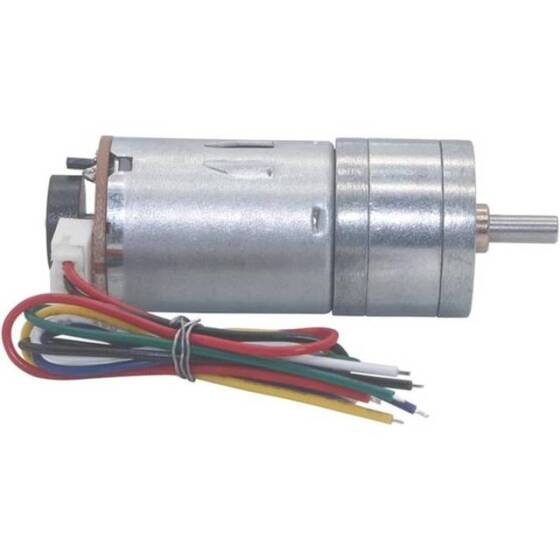 25GA-370 12V 12RPM DC Reducer Gear Motor With Encoder - 2