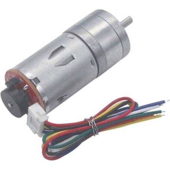 25GA-370.24V 1360RPM DC Reducer Gear Motor With Encoder - 1