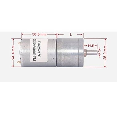 25GA-370.24V 35RPM DC Reducer Gear Motor - 3