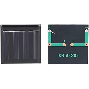 2V 100MA Polycrystalline Drop Solar Panel Size:54x54mm - 2