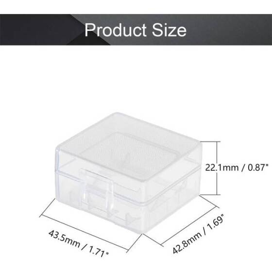 2x 18350 Battery Holder SMD SMT Battery Holder Box - 3