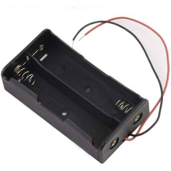 2x 18650 BLM Battery Holder With Wire Without Cover - 1