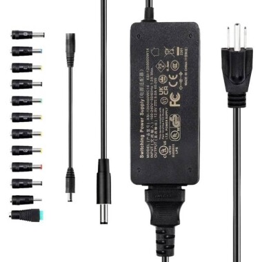 3-12V 5A 60W AC/DC Adjustable Power Adapter-Silk Printing With CE-EU Plug - 1
