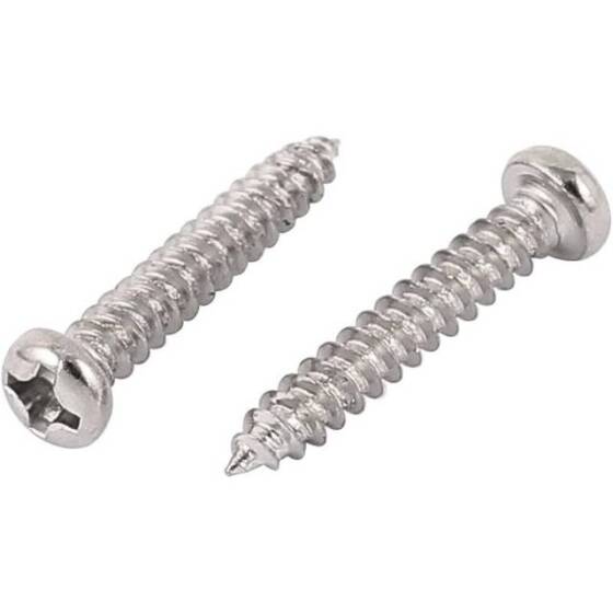 304 Stainless Steel Cross Recessed Pan Head Self-tapping screw M3 18mm - 2