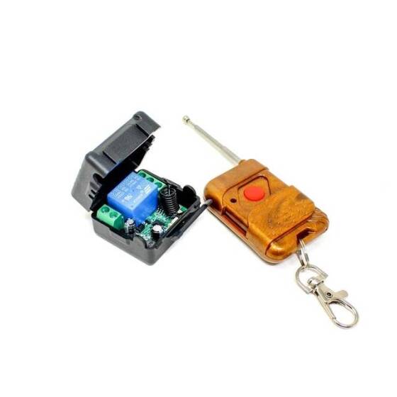 315MHz 12V 1 Channel Relay Module Wireless Remote Control Switch - With Battery - 2