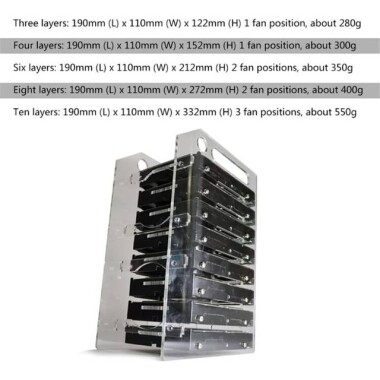 3.5-inch Hard Disk Storage Bracket - 4