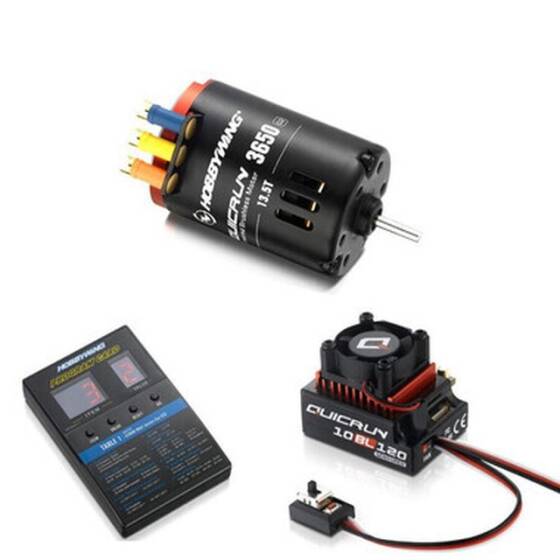 3650 Sensor Brushless Motor ESC and Programmer Combo Set - 1