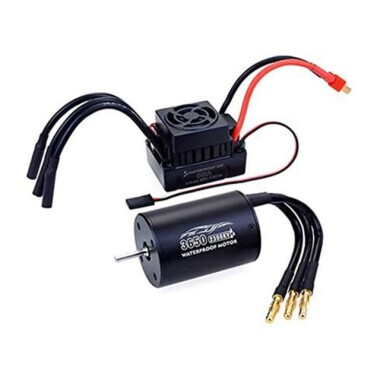 3650 Waterproof 300KV Motor and Esc Combo Set - 1