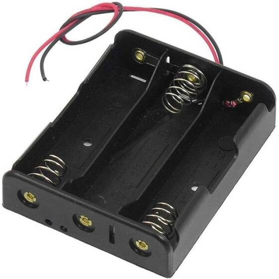 3x 18650 BLM Battery Holder With Wire Without Cover - 1