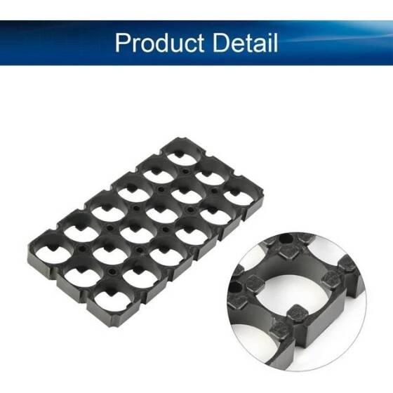 3x6 18650 Battery Holder With 18.5mm Bore Diameter - 4