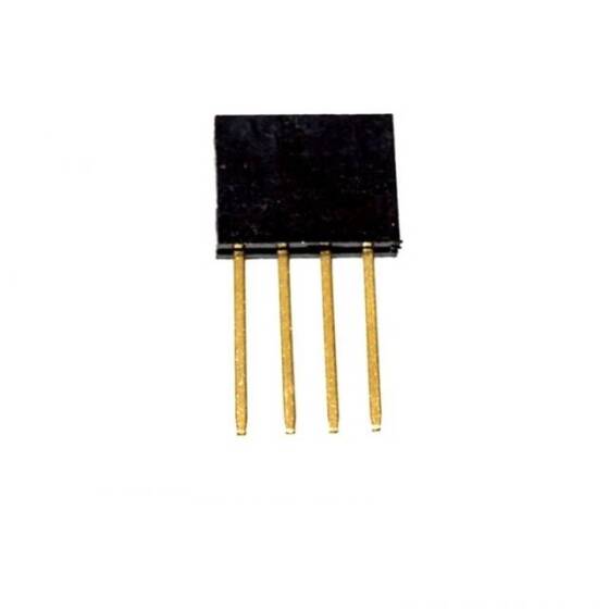 4 Pin Female 11mm Tall Stackable Header Connector - 2