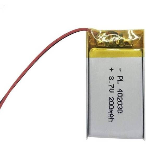 402030 200MAH 3.7V Lithium Rechargeable Battery Size: 4x20x30mm - 3