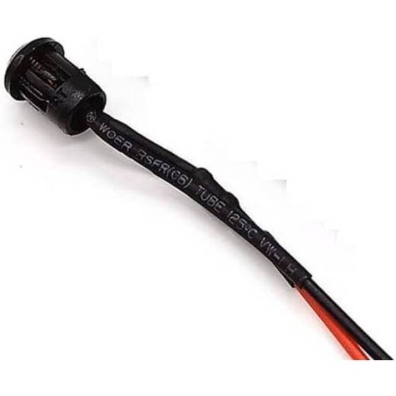 48-72V 5mm Warm White LED Indicator Light With 20cm Cable - 3
