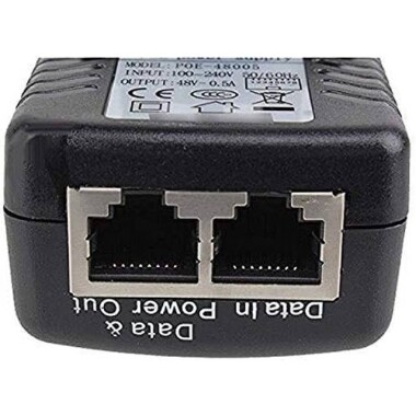 48V 0.5A 100M PoE Injector UK Plug - 2
