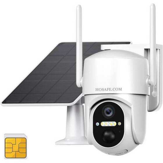 4G Solar Wireless WIFI Surveillance Camera 4G EU Version - Without Battery - 1