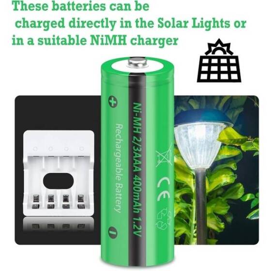4PCS PALO AAA1300MAH Ni-MH Rechargeable Battery - 5