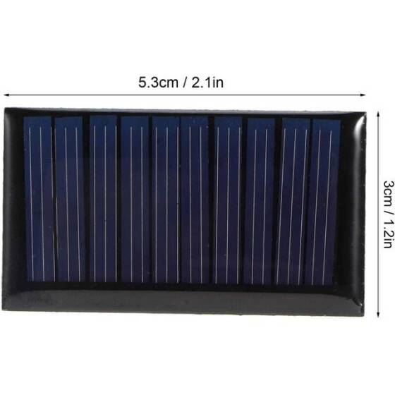 4V 30MA Solar Panel Size:55x45mm - DIY Drive Micro Motor - 4
