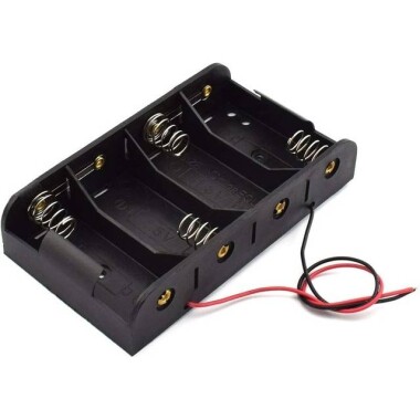 4x LR14 Battery Holder Box Without Cover - 4