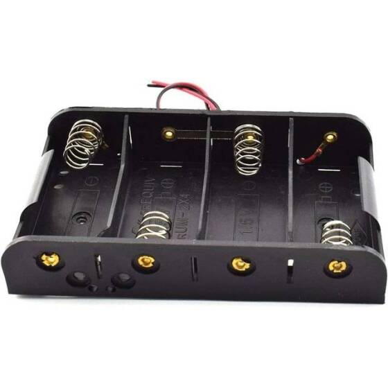 4x LR14 Battery Holder Box Without Cover - 5