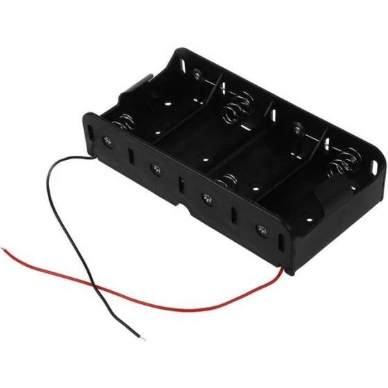4x LR20 Battery Holder Box Without Cover - 1