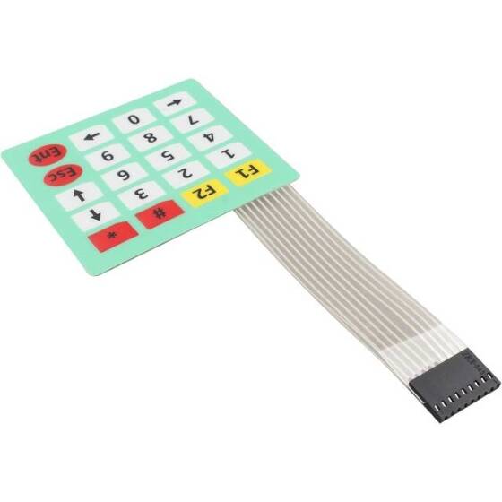 4x5 20 Key Matrix Membrane Switch Keypad Keyboard - 1