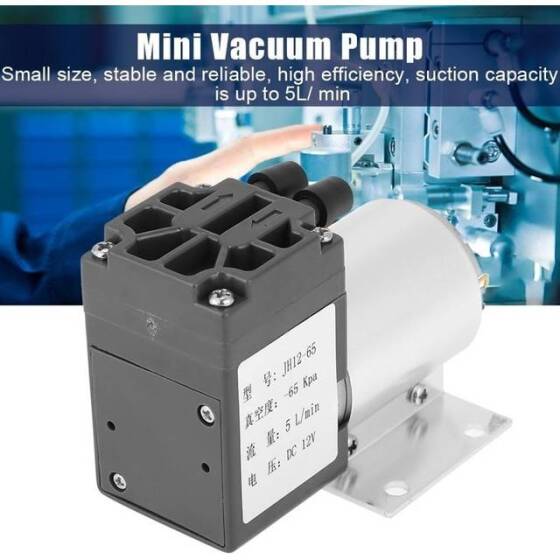 50BPM-6V 10L/Min Mini Electric Vacuum Pump - 3