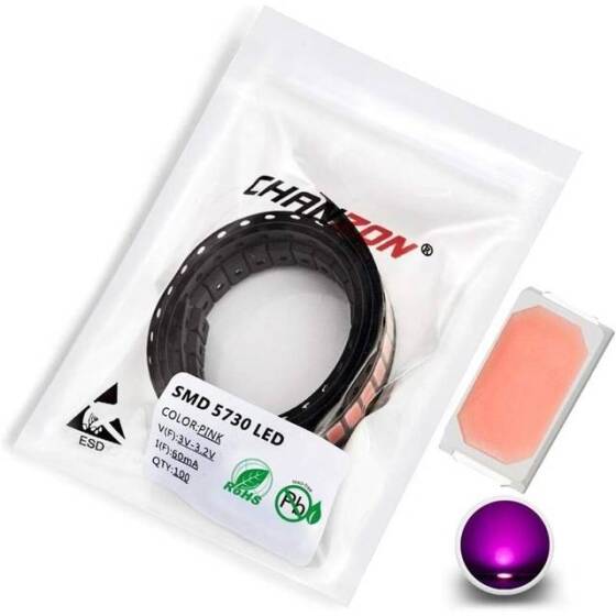 5730 (5630) 0.2W SMD LED Pink - 1