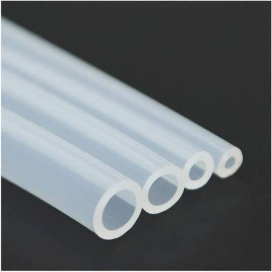 5Meters Transparent Silicone Tube Flexible Rubber Hose Drink Water Pipe Food Grade Connector ID 4mm X 8mm OD - 1