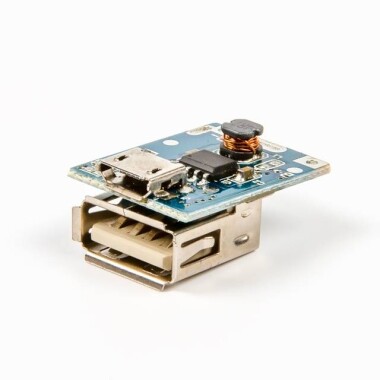 5V Step-Up Power Module Lithium Battery Charging Protection Board Boost Converter Led Display USB For DIY Charger 134N3P - 4