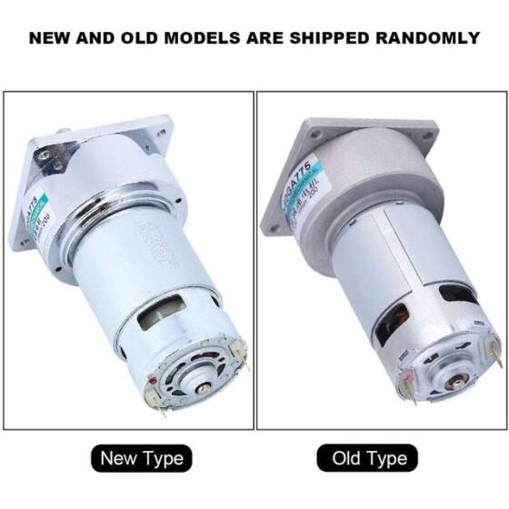 60GA775 DC12V 15RPM DC Reduction Motor - 4