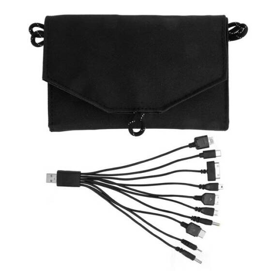 6V 24W Monocrystalline Solar Outdoor Charging Folding Bag - 1